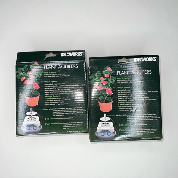 2 SET OF (2) IDEAWORKS PLANT AQUIFERS SELF-WATERING DISPENSERS - Picture 2 of 7